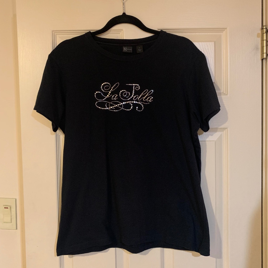 Gear For Sports Black Embellished Lajolla T-Shirt Sz Xl
